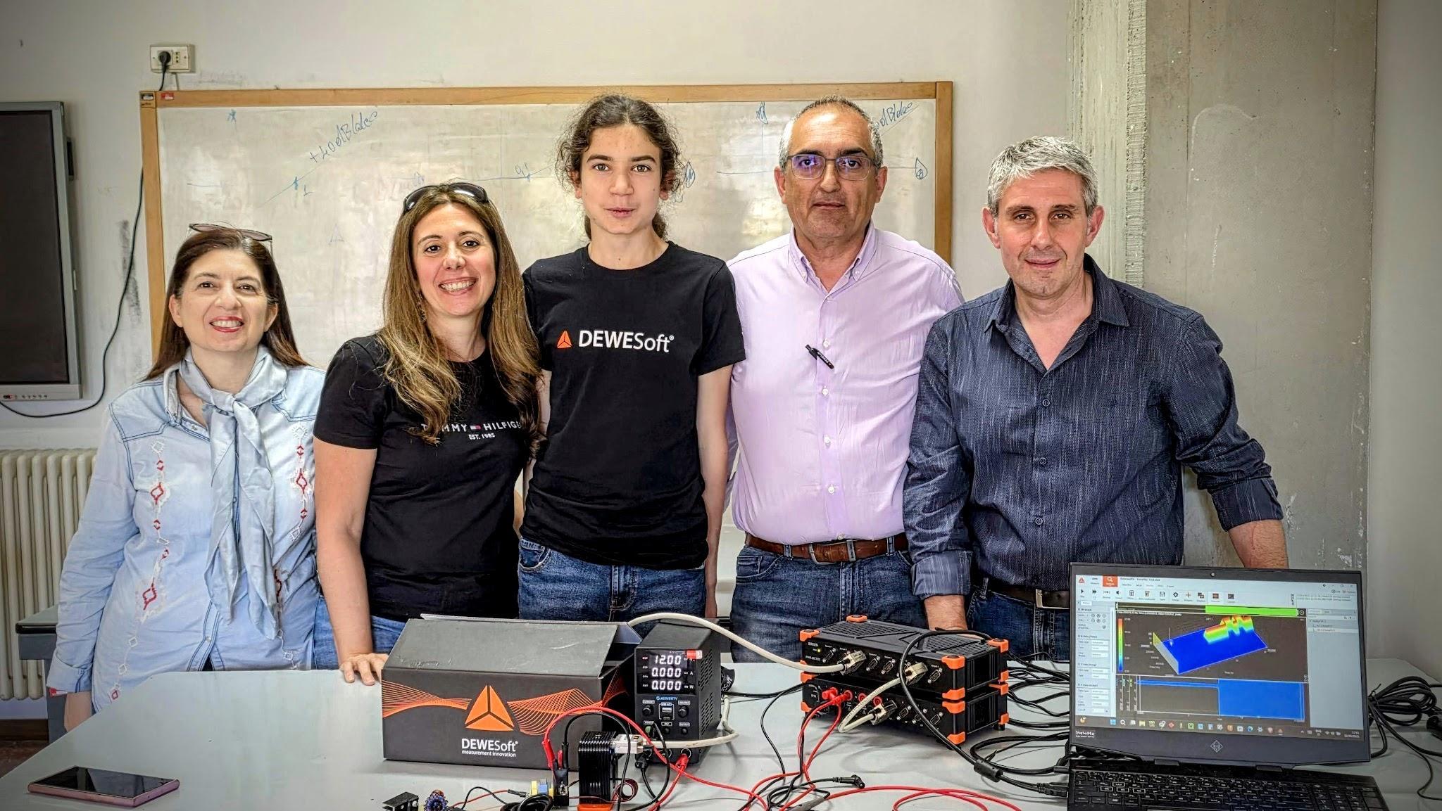 FermiLabs Dewesoft STEM measurement kit and team